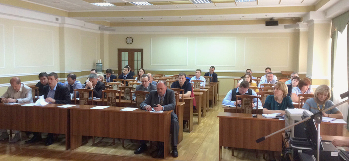 UNIDO-Business working group was represented by A.V. Kushnerev, UNIDO national consultant, M.V. Fomicheva, UNIDO national manager, V.N. Tselikov, UNIDO senior technical advisor, P.V. Kaplin, deputy executive director of the Association of Professionals in Industry of Climate APIC, V.B. Sapozhnikov, member of the board of the Russian Union of the Refrigeration Industry, professor, doctor of engineering science, as well as heads and top managers of many companies UNIDO-Business working group was represented by A.V. Kushnerev, UNIDO national consultant, M.V. Fomicheva, UNIDO national manager, V.N. Tselikov, UNIDO senior technical advisor, P.V. Kaplin, deputy executive director of the Association of Professionals in Industry of Climate APIC, V.B. Sapozhnikov, member of the board of the Russian Union of the Refrigeration Industry, professor, doctor of engineering science, as well as heads and top managers of many companies