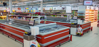 Первый в России продуктовый магазин полностью без применения фреонов, на озонобезопасном природном хладагенте CO2