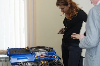 Workshop on organization of manufacture of CO2 refrigerating equipment and presentation of a working model of a CO2 refrigerating unit for a retail food store