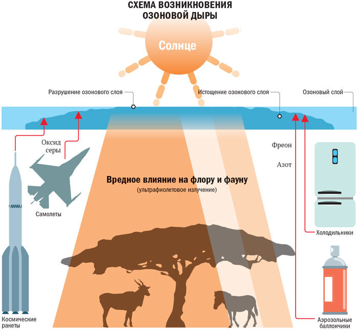 От напастей нашу планету защищает трехмиллиметровый озоновый слой