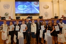 Photos from the Competition events  Contests of the final stage, visit and lectures at the Moscow planetarium, official winners’ awarding ceremony