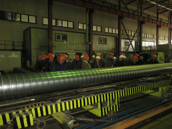 The second day of workshop “Training of production engineers for enterprises engaged in production of PU preinsulated pipes”