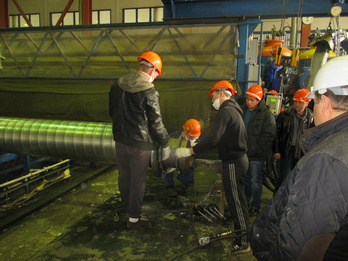 The second day of workshop “Training of production engineers for enterprises engaged in production of PU preinsulated pipes”