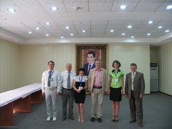 Рабочая встреча с озоновым офисом Туркменистана