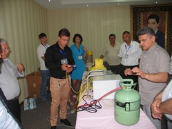 Working meeting with the Turkmenian Ozone Unit