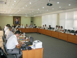 Рабочая встреча с озоновым офисом Туркменистана