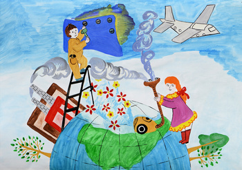 To protect the ozone layer is to protect ourselves, Polina KUZMINA, 10 years, Zimnitsy village, Smolensk region